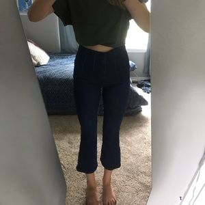 Free People cropped jeans